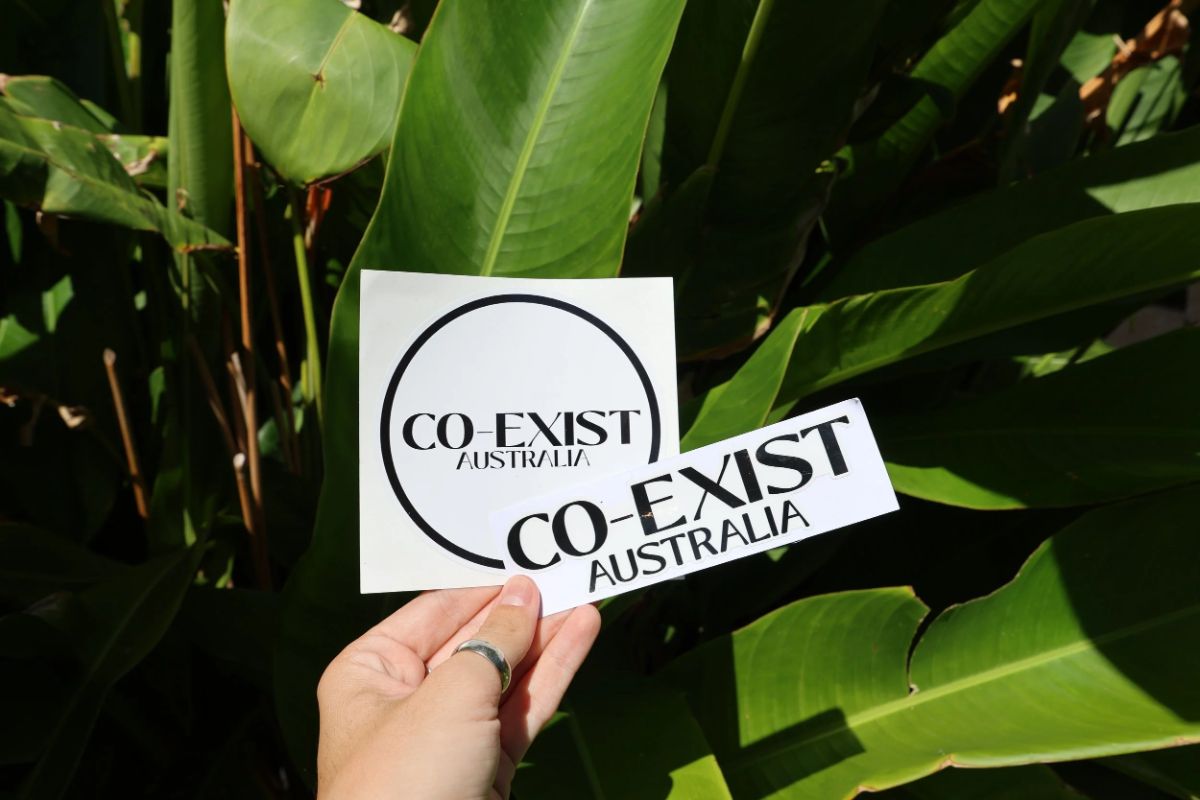 Co-Exist Australia Stickers